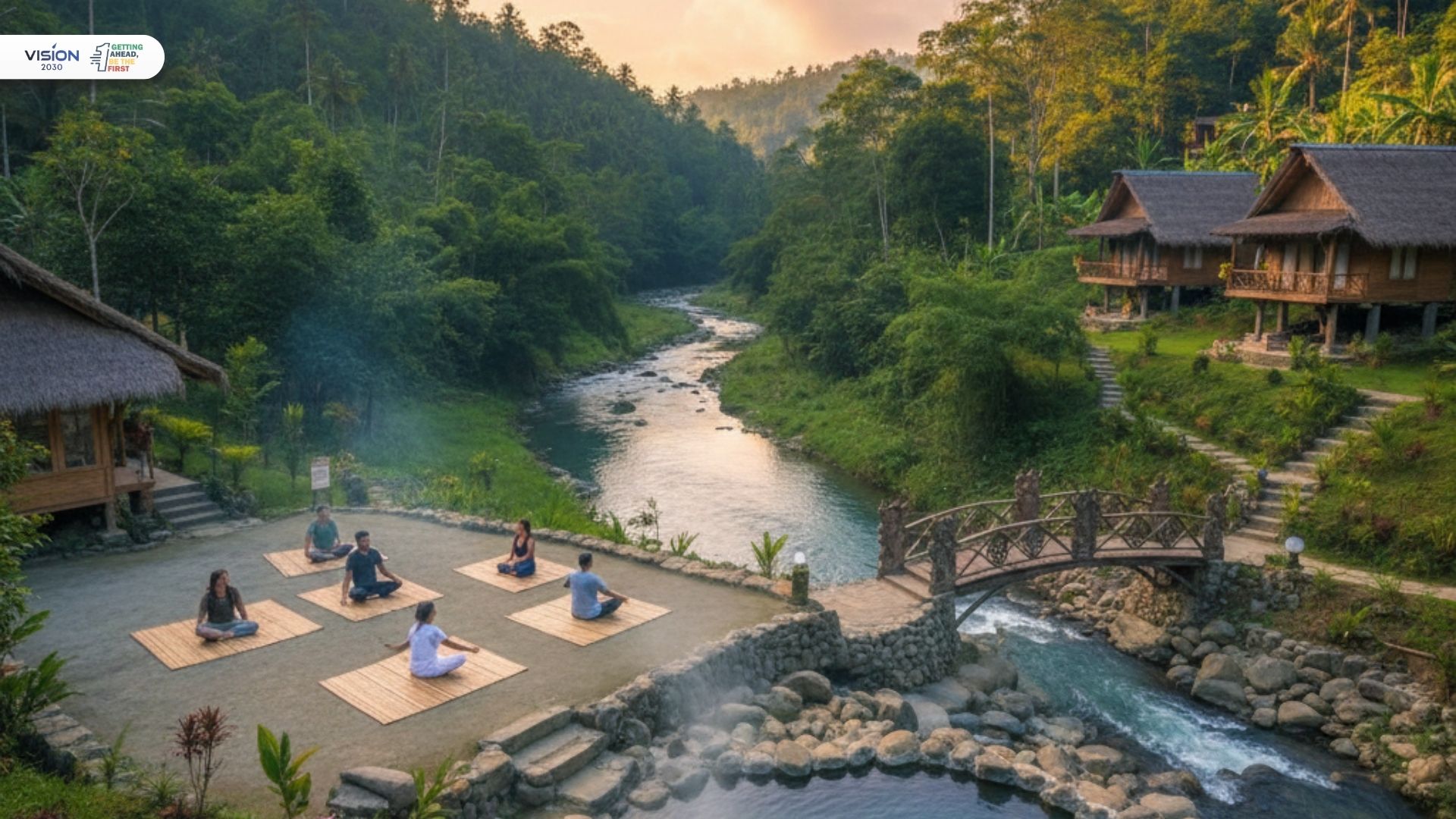 wisata healing tourism indonesia di alam terbuka yang tenang