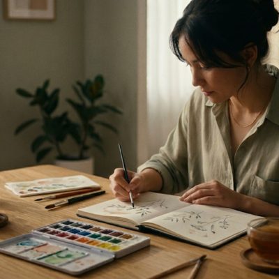 Mindful Art Journaling untuk Menenangkan Pikiran dan Emosi Secara Alami