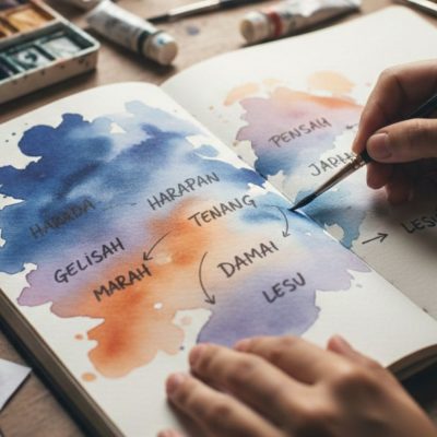 Art Journaling Reflektif untuk Melepaskan Emosi Terpendam dan Menemukan Ketenangan Batin